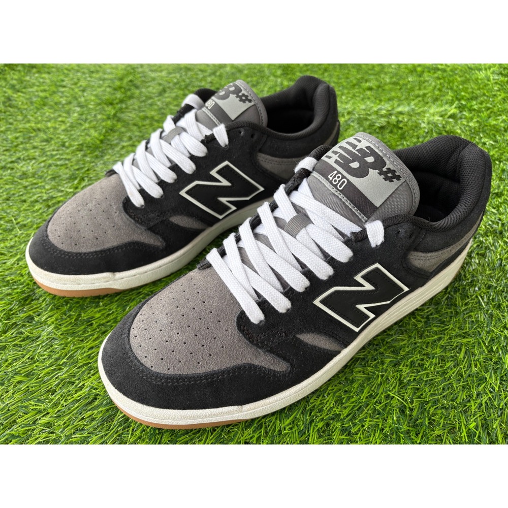 New Balance Numeric 480 Black Phantom Grey Skate Shoes NM480MGC Men 10.5 12W